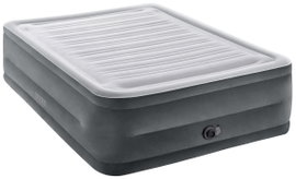 Intex 64418ND Légágy DuraBeam ComfortPlushHighRise 220V szivattyúval, Queen, tárolótáska Szürke