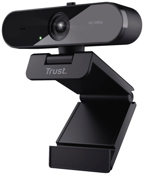 Trust TW-200 ECO Full HD webkamera 1920 x 1080 Pixel Talp, Csíptetős tartó