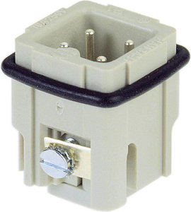 Csatlakozó betét Han® A 09 20 003 2611 Harting 3 + PE Schrauben