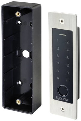 Sygonix SY-5231014 Ujjlenyomat/RFID beléptető rendszer Süllyeszett 12 V/DC, 18 V/DC IP55 Megvilágíto