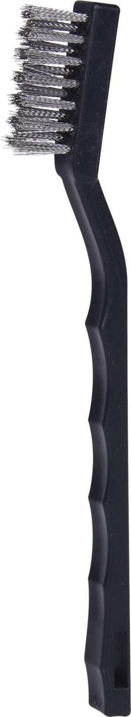 KS Tools 201.2315 Acélhuzalos gyújtógyertya drótkefe, 2 soros, 170 mm