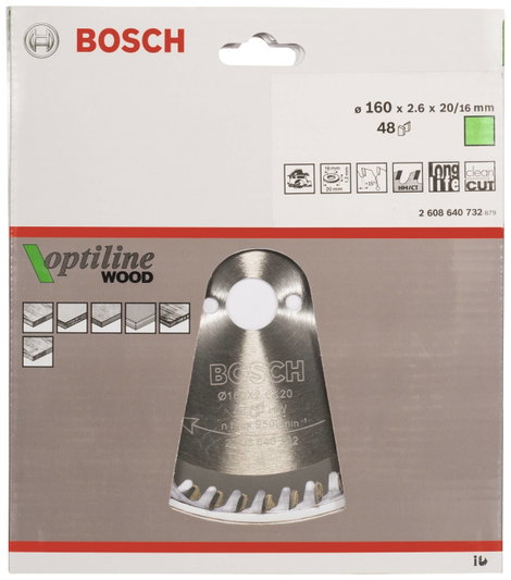Bosch Accessories Bosch Power Tools 2608640732 Körfűrészlap 1 db 2. kép