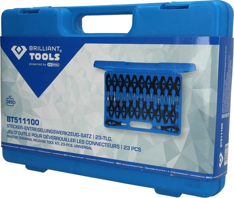 Csatlakozó kioldó szerszámkészlet, 23 db Brilliant Tools BT511100 4. kép