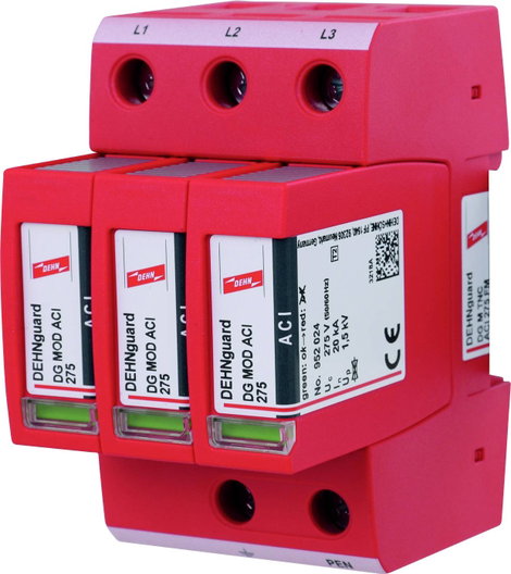 DEHN 952330 DG M TNC ACI 275 FM Túlfeszültség levezető 20 kA 1 db