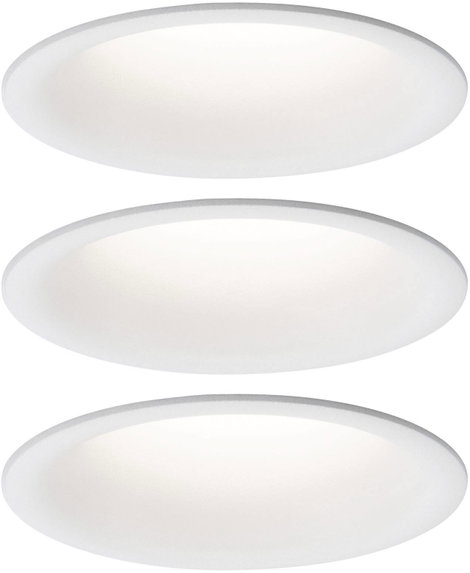 Paulmann LED-es fürdőszobai beépíthető lámpa 3 részes készlet 18.9 W