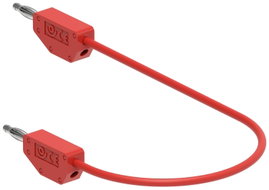 Electro PJP 214-CD1-50R Mérővezeték [Banándugó - Banándugó] 0.50 m Piros 1 db