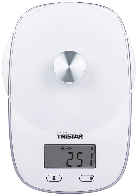 Tristar KW-2445 Konyhai mérleg digitális Mérési tartomány (max.)=5 kg Fehér 4. kép
