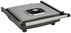 Tristar GR-2858 Kontakt grill Elektromos Tapadásmentes bevonat, Visszajelző lámpa Fekete, Ezüst