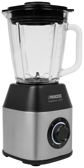 Princess Blender Solid Pro Álló mixer 1400 W Nemesacél, Fekete