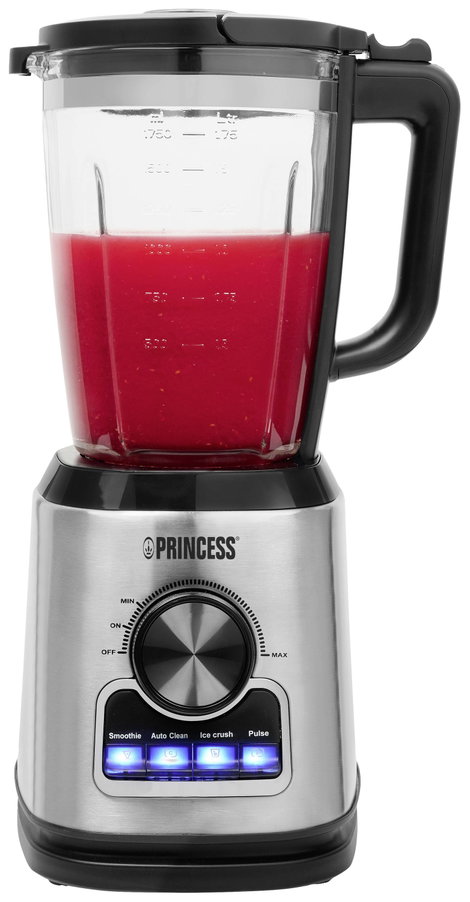 Princess Blender Solid Pro Álló mixer 1400 W Nemesacél, Fekete 2. kép