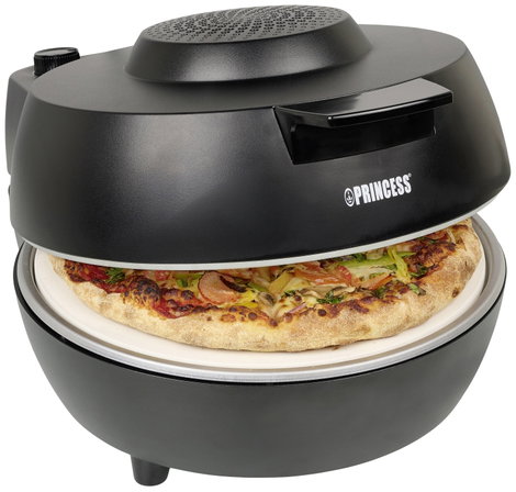 Princess Oven Pro Pizzasütő Visszajelző lámpa, Időzítő funkció, Cool-touch ház