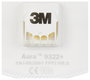 3M Aura™ 9322+ 9322+ Finom por ellen védő maszk szeleppel FFP2 D 10 db DIN EN 149:2001, DIN EN 149:2 2. bélyegkép