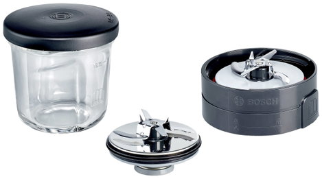 Bosch Haushalt MUZ45XCG1 Aprító Átlátszó, Fekete