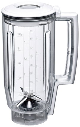 Bosch Haushalt MUZ5MX1 Keverő feltét Átlátszó, Fehér
