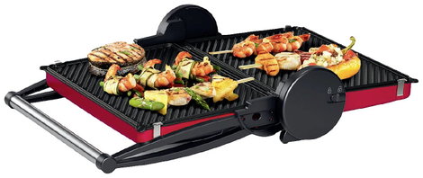 Bosch Haushalt TCG4104 Kontakt grill Elektromos Fekete, Piros 3. kép