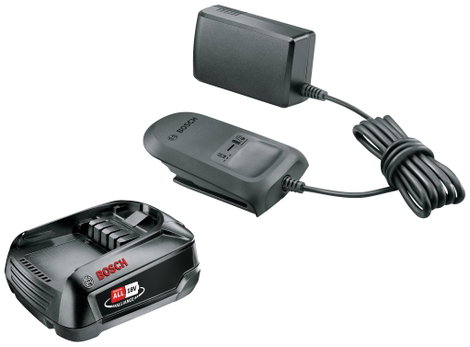 Bosch Home and Garden 1600A02625 Szerszámakku és töltő 18 V 2.5 Ah Lítiumion