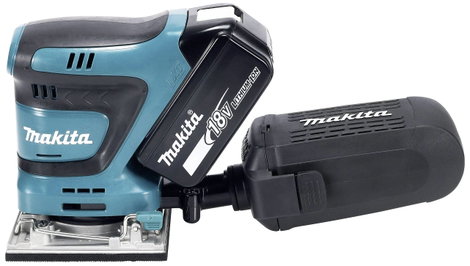 Makita DBO484Z Akkus rezgőcsiszoló akku nélkül 18 V 102 x 112 mm 2. kép