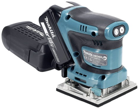 Makita DBO484Z Akkus rezgőcsiszoló akku nélkül 18 V 102 x 112 mm 7. kép