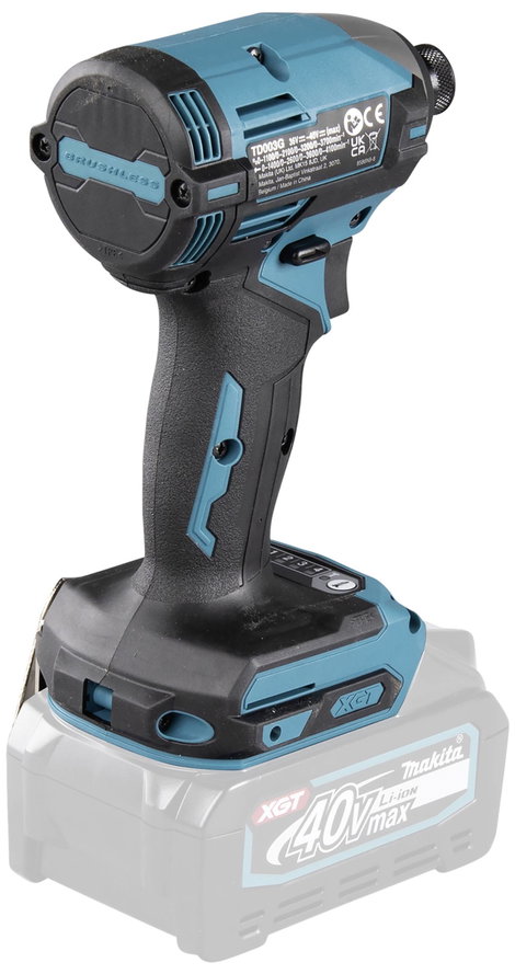 Makita TD003GZ Akkus ütvecsavarozó 40 V Vele szállított akkuk száma 0 Lítiumion akku nélkül 5. kép