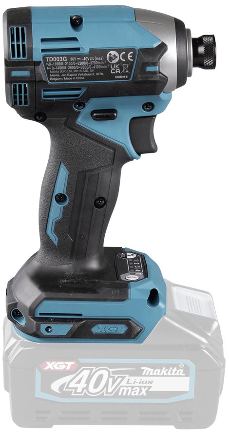 Makita TD003GZ Akkus ütvecsavarozó 40 V Vele szállított akkuk száma 0 Lítiumion akku nélkül 6. kép