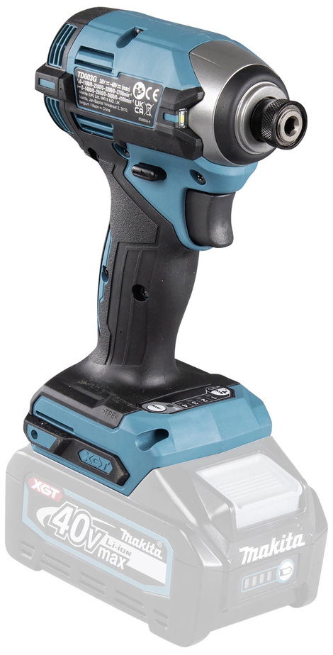Makita TD003GZ Akkus ütvecsavarozó 40 V Vele szállított akkuk száma 0 Lítiumion akku nélkül 7. kép