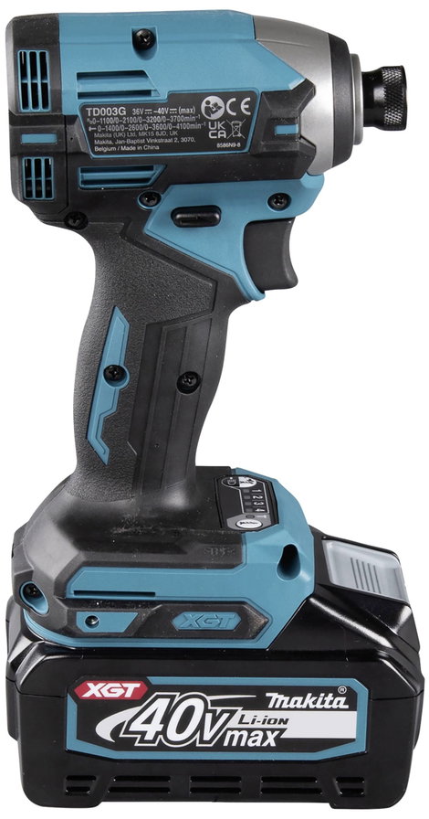 Makita TD003GA202 Akkus ütvecsavarozó 40 V Vele szállított akkuk száma 2 Lítiumion 2. akkuval, Töltő 6. kép