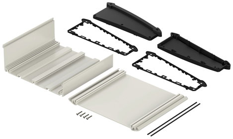 Bopla Alu-Topline ATPH-IP 2385-0200 SET Pultos műszerdobozok 232.60 x 200 x 86.20 Alumínium, ABS Nat 2. kép