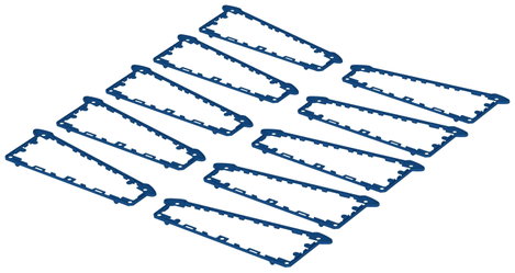 Bopla AT-IP 2385 DI Design tömítés TPE Kék 1 db