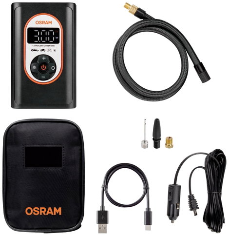 Akkus légkompresszor munkalámpával 8,3 bar, Osram OTIR4000 22. kép
