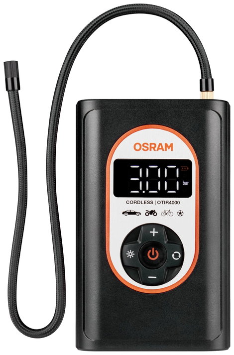 Akkus légkompresszor munkalámpával 8,3 bar, Osram OTIR4000 6. kép