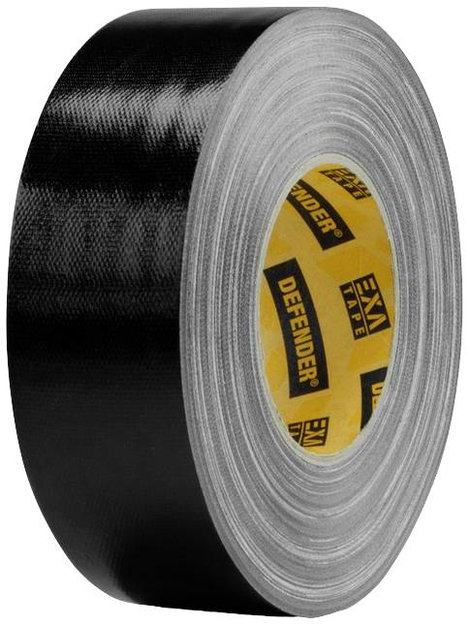DEFENDER by Adam Hall EXA-TAPE B 50 ERGO-CORE DTEXAB50 Ragasztószalag Fekete (fényes) (H x Sz) 50 m 2. kép