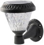 V-TAC Napelemes fali lámpa VT-969 93575 LED 0.80 W Melegfehér, Natúr fehér, Hidegfehér Fekete bélyegkép