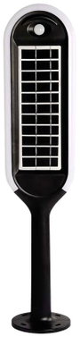 V-TAC Napelemes kültéri állólámpa mozgásjelzővel VT-945 6666 LED 5.00 W Melegfehér Fehér, Fekete bélyegkép