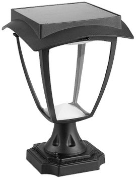 V-TAC Napelemes kültéri állólámpa VT-983 2893 LED 2.00 W Melegfehér, Hidegfehér Fekete (matt)