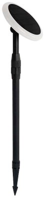 V-TAC Napelemes kerti lámpa VT-943 6667 LED 3.00 W Nappalifény fehér Fehér, Fekete bélyegkép