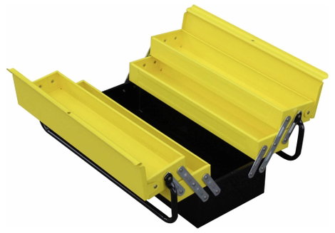 Stanley 1-94-738 CANTILEVER Szerszámos láda tartalom nélkül Fém Sárga, Fekete 2. kép