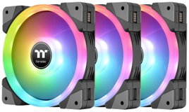 Thermaltake CL-F143-PL12SW-A Számítógépház ventilátor Fekete, Átlátszó, RGB (Sz x Ma x Mé) 120 x 120