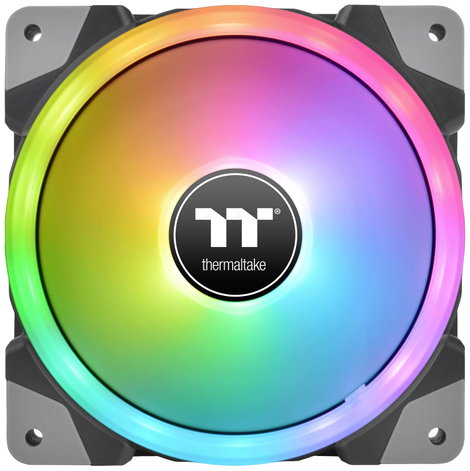 Thermaltake CL-F143-PL12SW-A Számítógépház ventilátor Fekete, Átlátszó, RGB (Sz x Ma x Mé) 120 x 120 5. kép