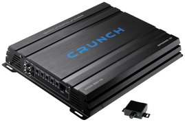 Crunch GPX2200.1D2 1 csatornás digitális végfok 2200 W Hangerő-/basszus-/magasság szabályozás Alkalm