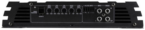 Crunch GPX3300.1D 1 csatornás digitális végfok 3300 W Hangerő-/basszus-/magasság szabályozás Alkalma 2. kép