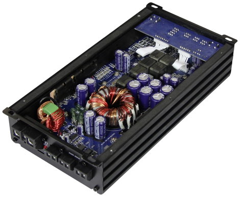 Crunch GTO3750 2 csatornás végfok 1000 W Hangerő-/basszus-/magasság szabályozás Alkalmas (autómárka) 3. kép