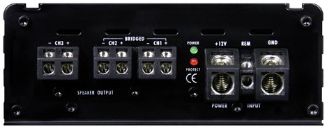 Crunch GTO3750 2 csatornás végfok 1000 W Hangerő-/basszus-/magasság szabályozás Alkalmas (autómárka) 4. kép