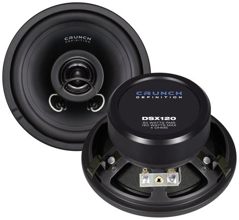 Crunch DSX120 2 utas koaxiális beépíthető hangszóró 160 W Tartalom: 1 db 2. kép