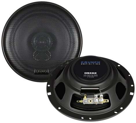 Crunch DSX62 2 utas koaxiális beépíthető hangszóró 180 W Tartalom: 1 db 3. kép