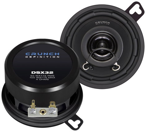 Crunch DSX32 2 utas koaxiális beépíthető hangszóró 100 W Tartalom: 1 db 2. kép