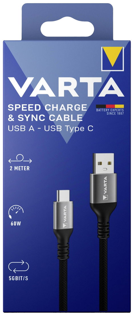 Varta USB kábel USB-A dugó, USB-C® dugó 2.00 m 57935101111 3. kép