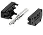 Electro PJP 215-CD1-N Banándugó Dugó, egyenes Tű átmérő: 2 mm Fekete 1 db 2. bélyegkép