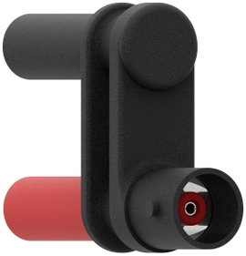 Electro PJP 21130-CD1 Mérőadapter BNC aljzat - Banáncsatlakozó Piros, Fekete