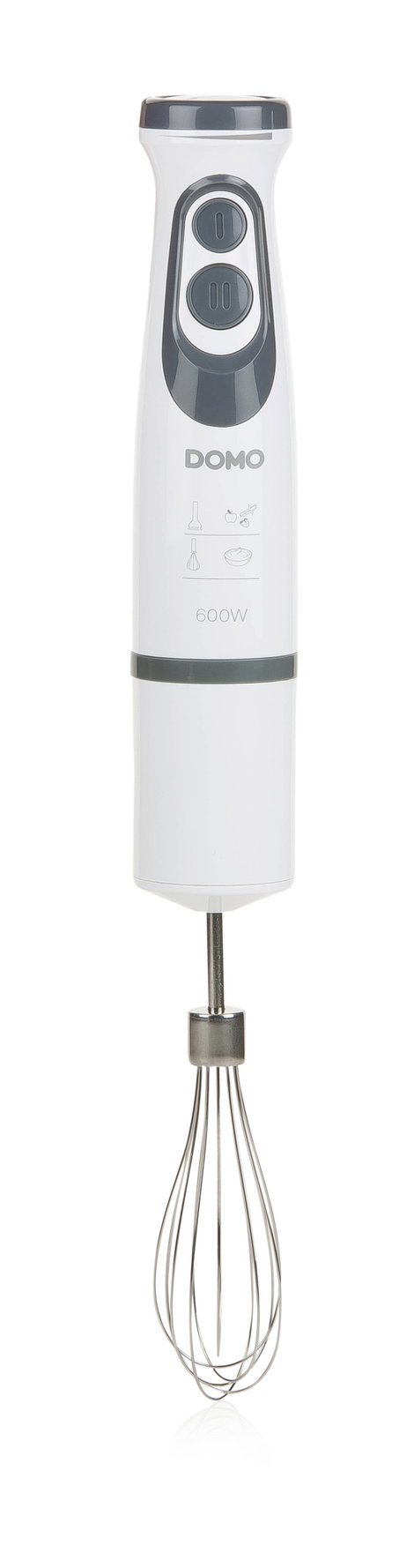 DOMO DO1089M Rúdmixer 600 W Mérőpohárral, Keverőrúd levesekhez, Hótoló feltét, Aprító feltéttel Fehé 9. kép