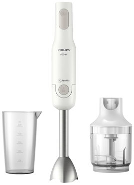Philips HR2535/00 Rúdmixer 650 W Keverőpohárral, Aprító feltéttel Szürke, Fehér